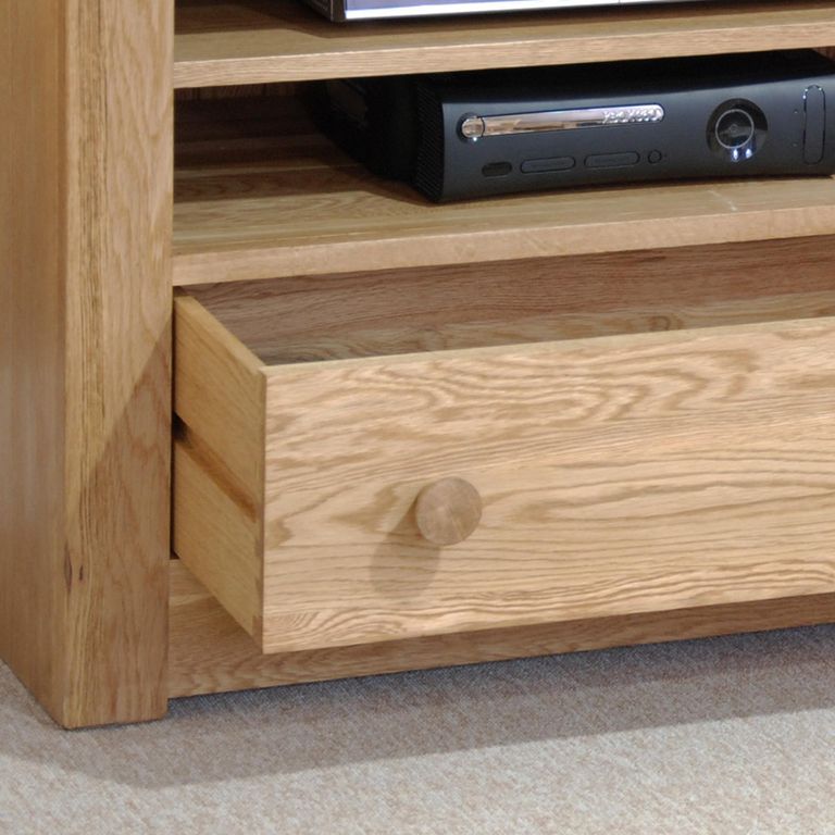 Torino TV Unit - 1 Drawer - Oak