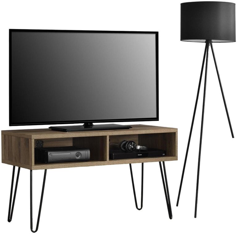 Obion Retro TV Stand in Walnut - 1748396COMUK