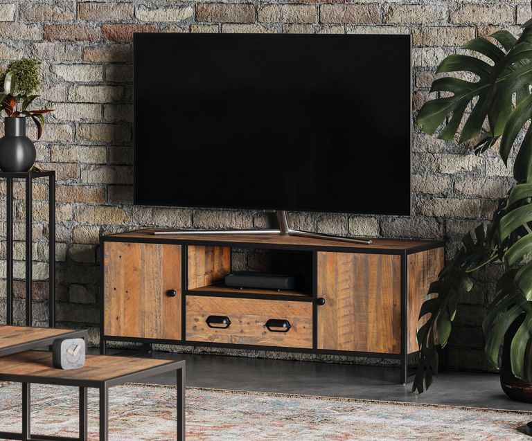 Ooki Reclaimed Wood TV Unit - 2 Door