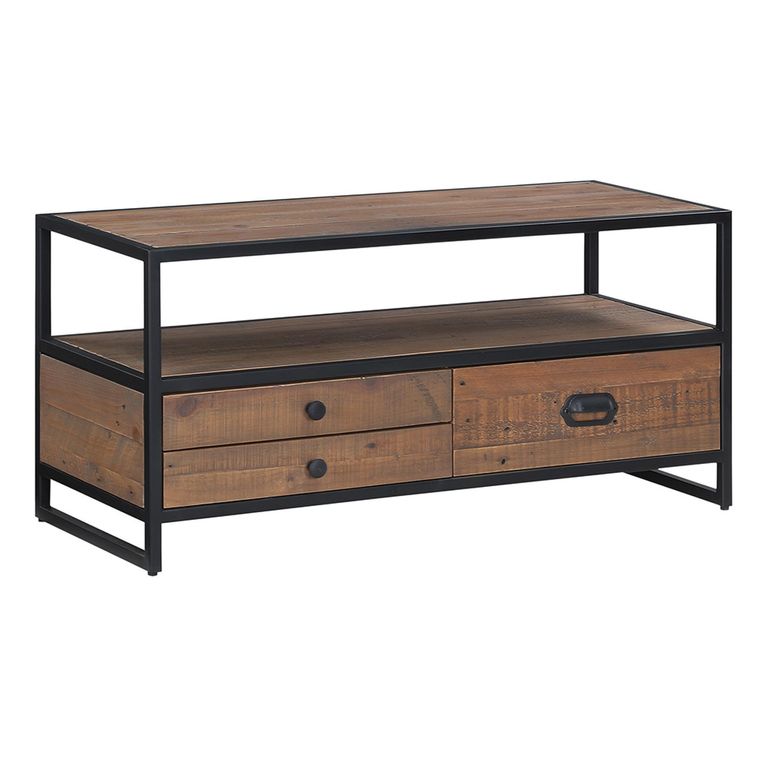 Ooki Reclaimed Wood TV Unit - 3 Drawer