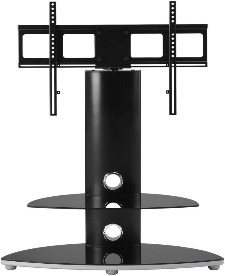Paha 2 Shelf with Bracket TV Stand - Black - OSMB800/2-S