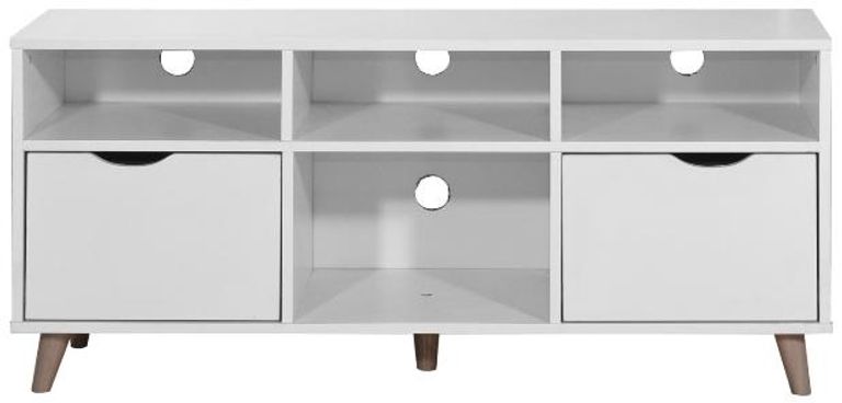 Perce White TV Unit