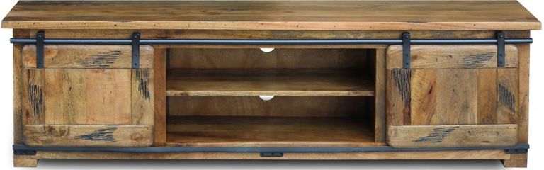 Renwal Works Industrial Style Wooden 180cm TV Unit