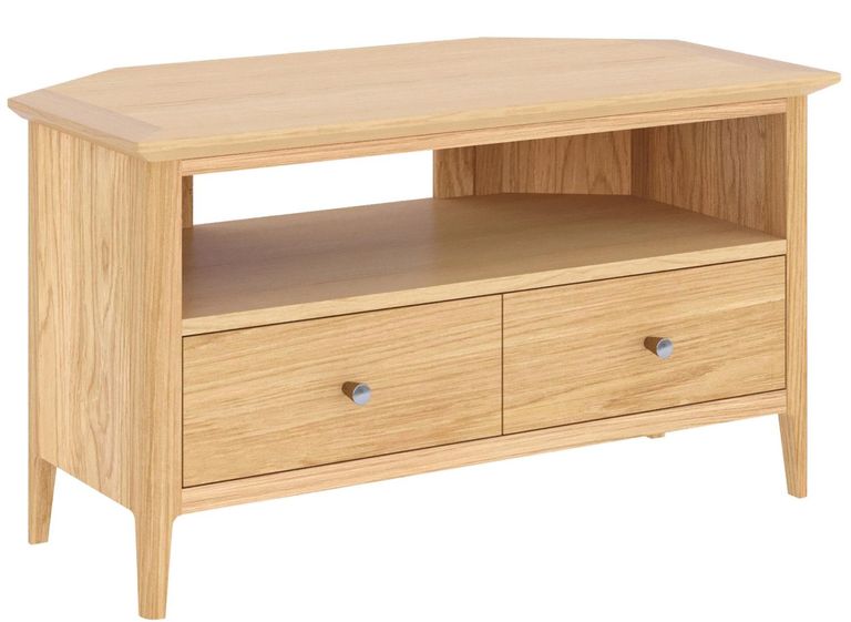 Selene Oak 90cm Corner TV Unit