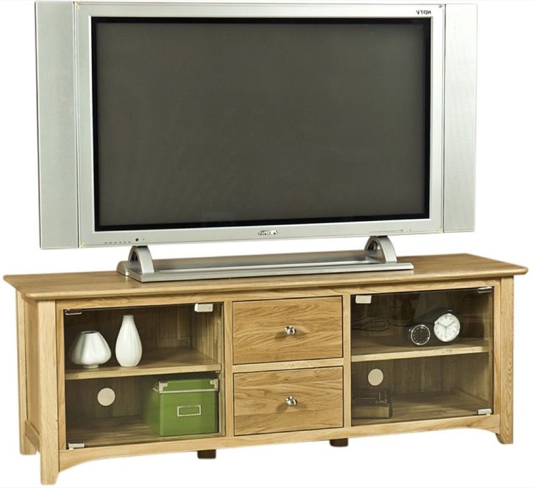 Shaker Oak Large TV Unit