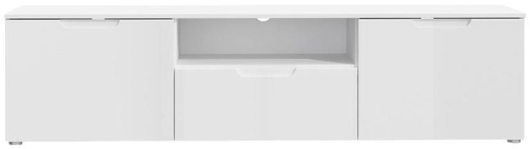Sienna White Gloss Large TV Unit