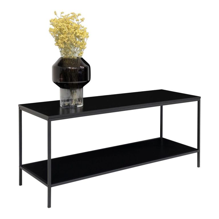 Vita 100cm TV Unit - Black Wood