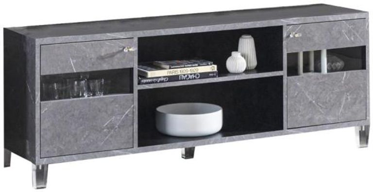 Vittoria Grey Italian 160cm TV Unit