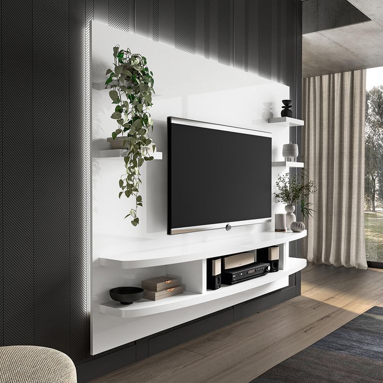 White Wall Unit