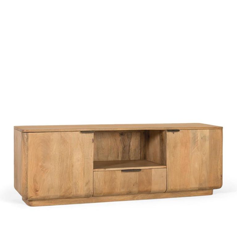 Wrenley TV Unit - Storage - 160cm - Natural - Mango Wood
