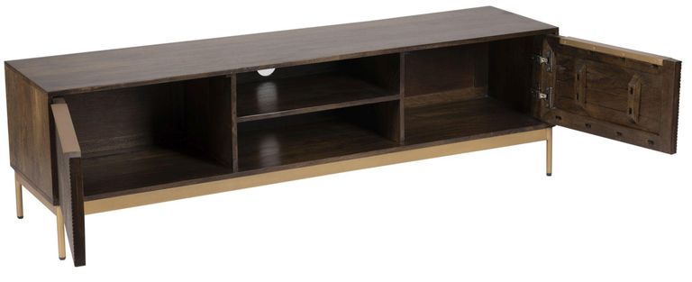 Zaine Walnut 160cm TV Unit