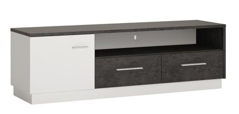 Zingaro Grey and White 163cm TV Unit