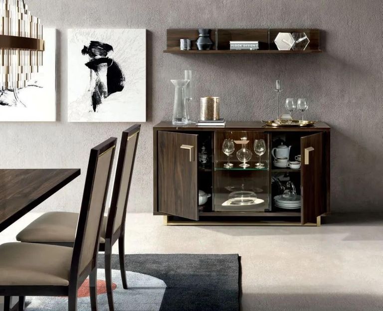 Roma Wall Shelf - Walnut