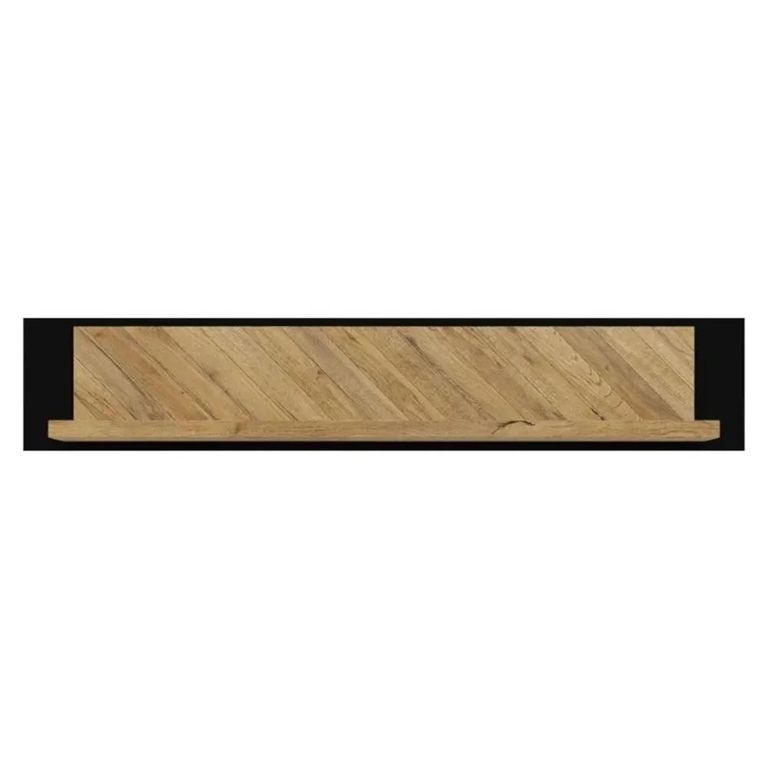 Chevron Wall Shelf - Oak