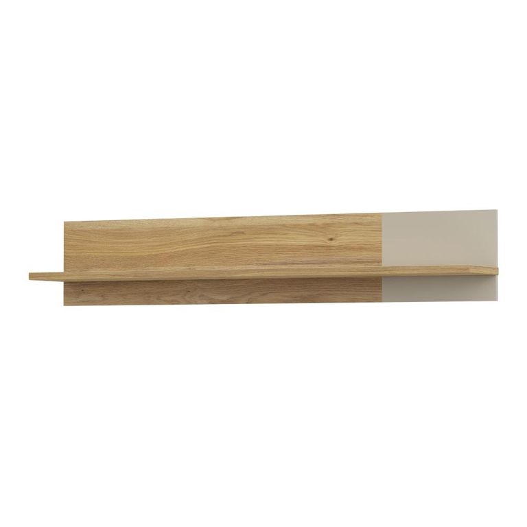 Bixbite Wall Shelf - Light Oak and Sand