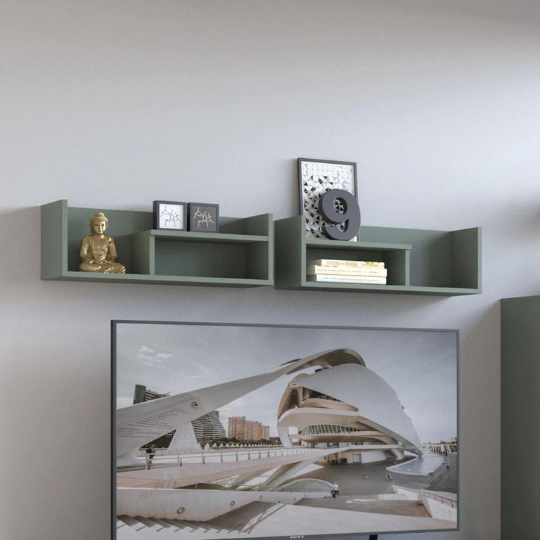Arundel Wall Shelf - Green