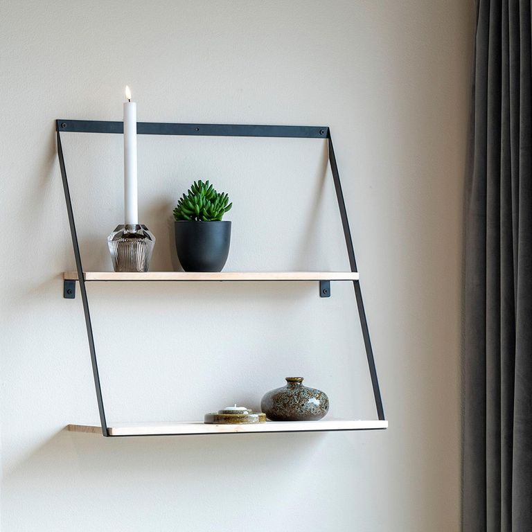 Bern Wall Shelf - Pine Wood - Natural