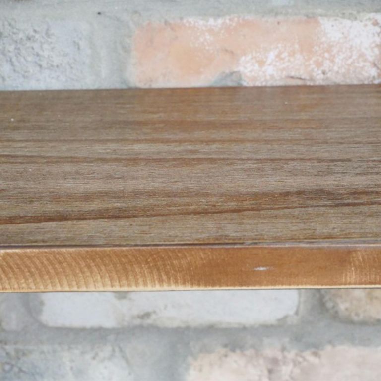 Shelves - Black Metal Pipe - 3 Wooden Wall Shelves