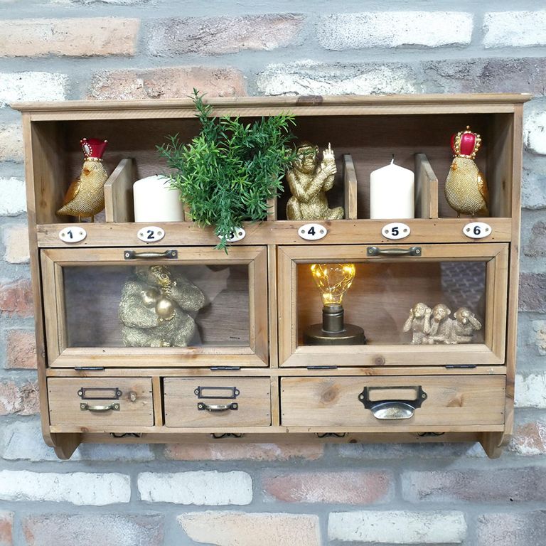 Wall Unit - 3 Drawer - Wooden