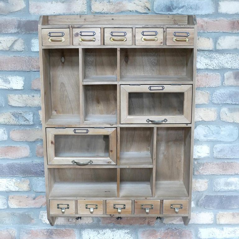 Wall Unit - Multi Drawer - Wooden