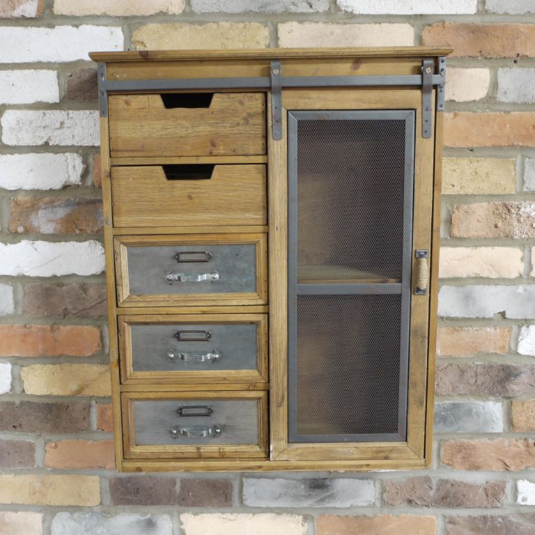 Wall Unit - Sliding Door - Wooden