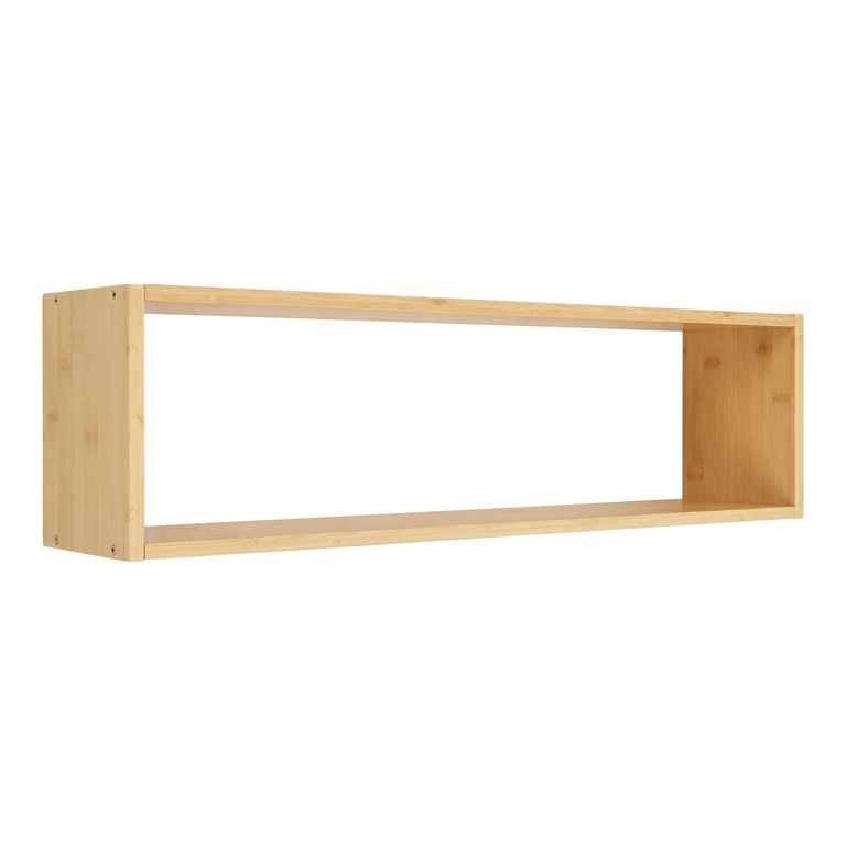 Ember Wall Shelf - Bamboo Wood