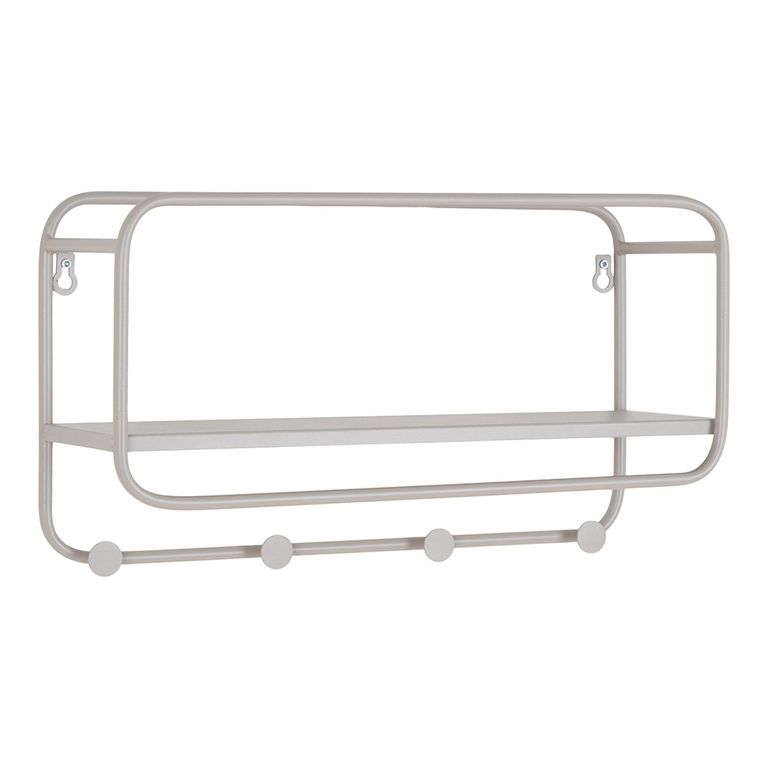 Feira Hat Shelf - Grey Metal