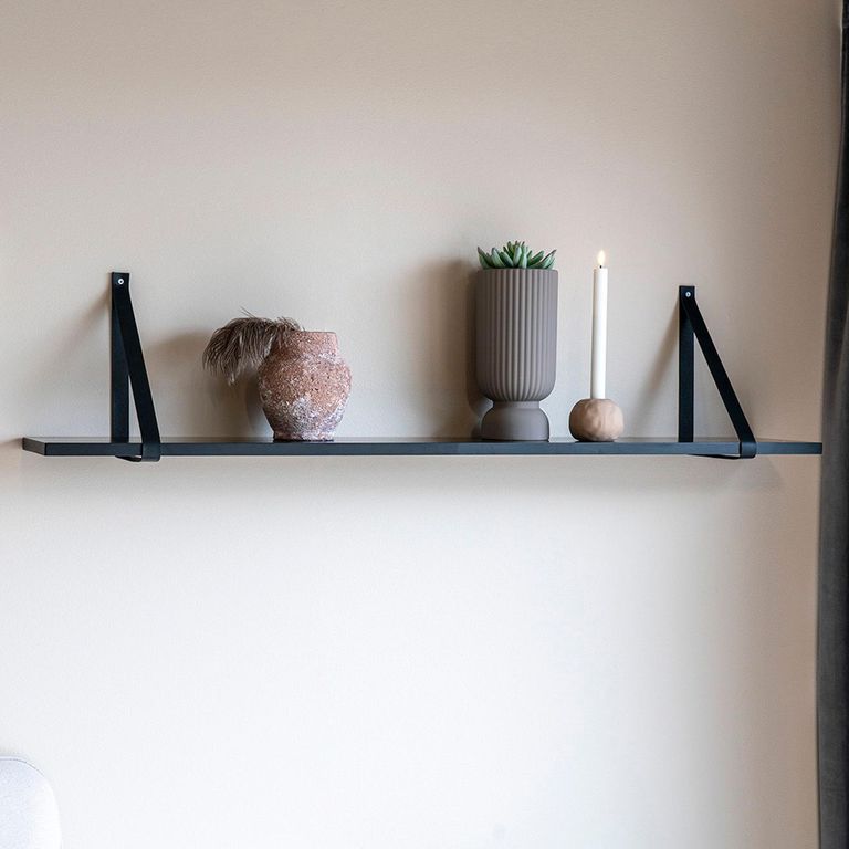Forno Hanging Shelf - Large - Black Wood