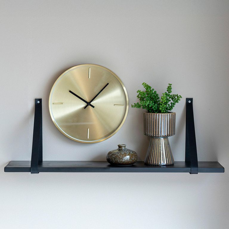 Forno Hanging Shelf - Small - Black Wood
