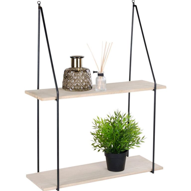 Haag Wall Shelf - Wood & Metal