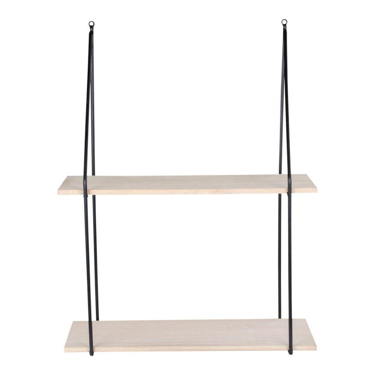 Haag Wall Shelf - Wood & Metal