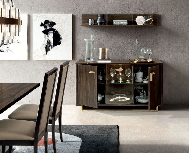 Volare Wall Shelf - Walnut