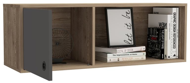 Vegas Wall Storage Unit - Grey