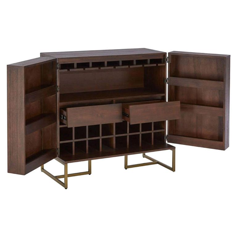 Brando Drinks Cabinet - Acacia Wood