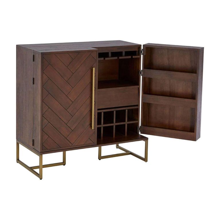 Brando Drinks Cabinet - Acacia Wood