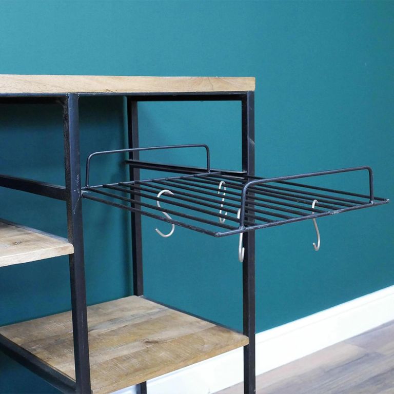 Kitchen Storage Unit - Mango Wood - Wood