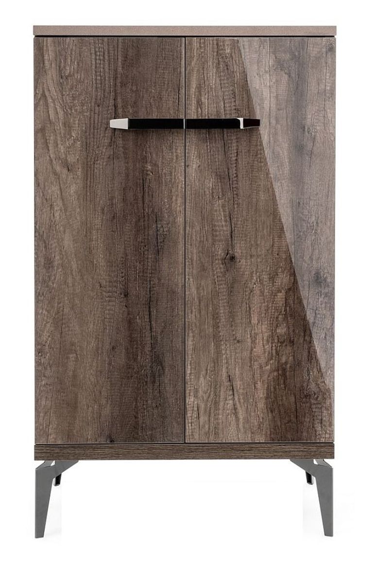 Matera Drink Cabinet - 2 Door - Wood Grain Gloss