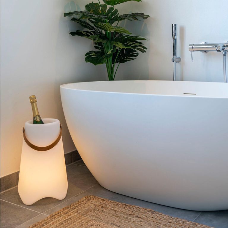 Bristol LED Wine Cooler - White