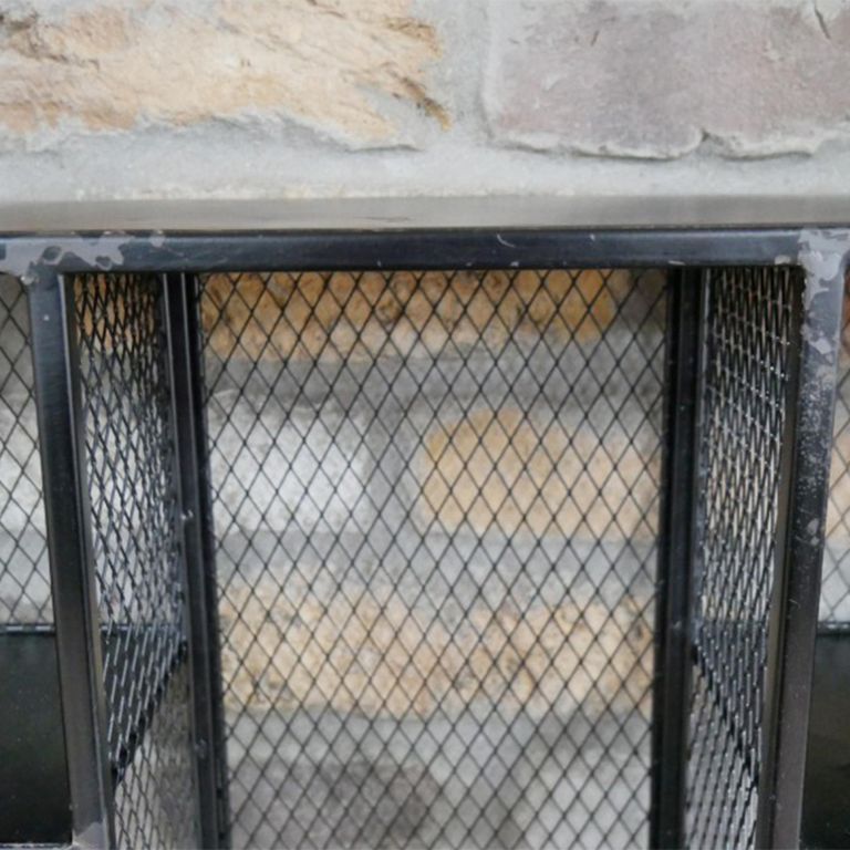 Wine Cabinet - Black Metal