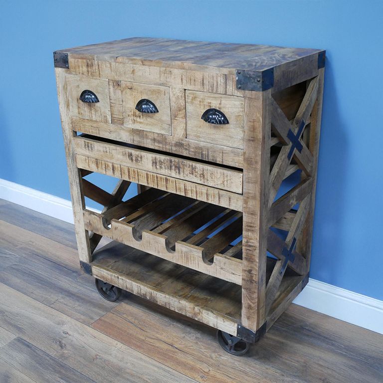 Wine Cabinet - Mango Wood