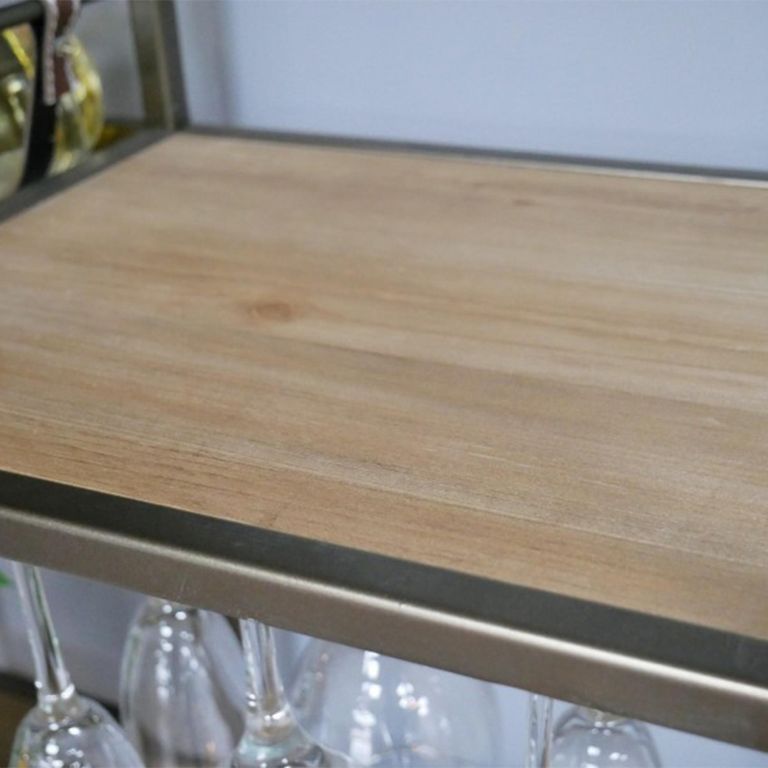 Shelving Unit - Industrial Metal - with Wine Rack