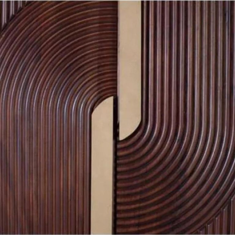 Flora Tall Bar Cabinet - 2 Door - Dark - Mango Wood