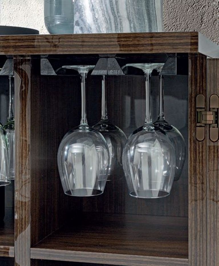 Volare Drink Cabinet - 2 Door - Walnut