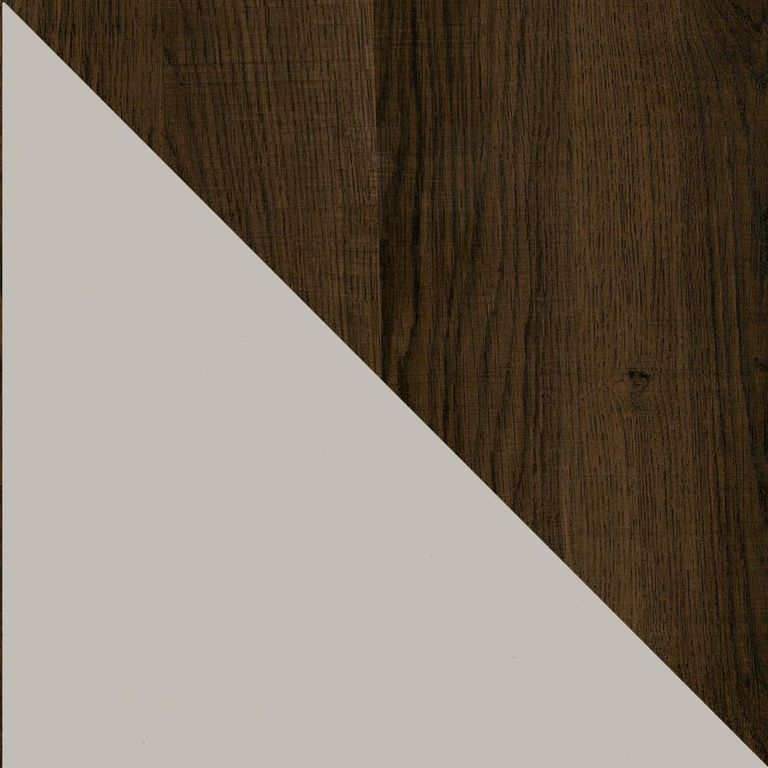 Nowata Contra Brown Oak Wine Rack Cabinet - 8374322COMNUK