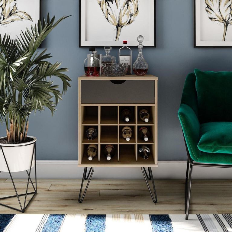 Nowata Contra Natural Wine Rack Cabinet - 8374348COMNUK