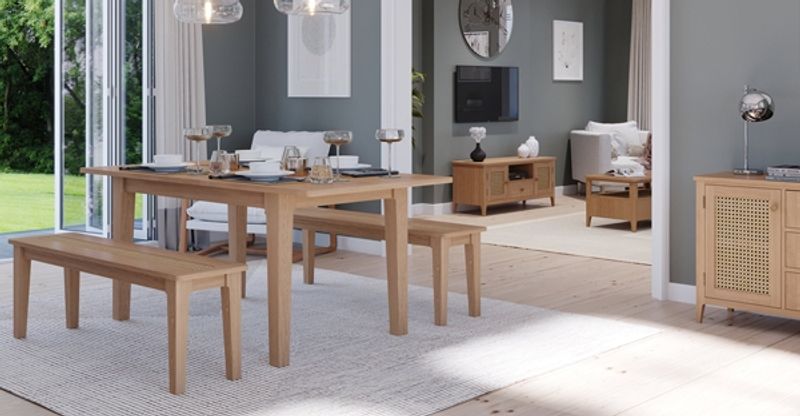 Hermitage Henley Oak and Rattan