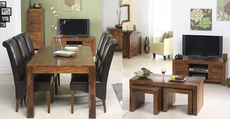 Hermitage Cube Sheesham Dining