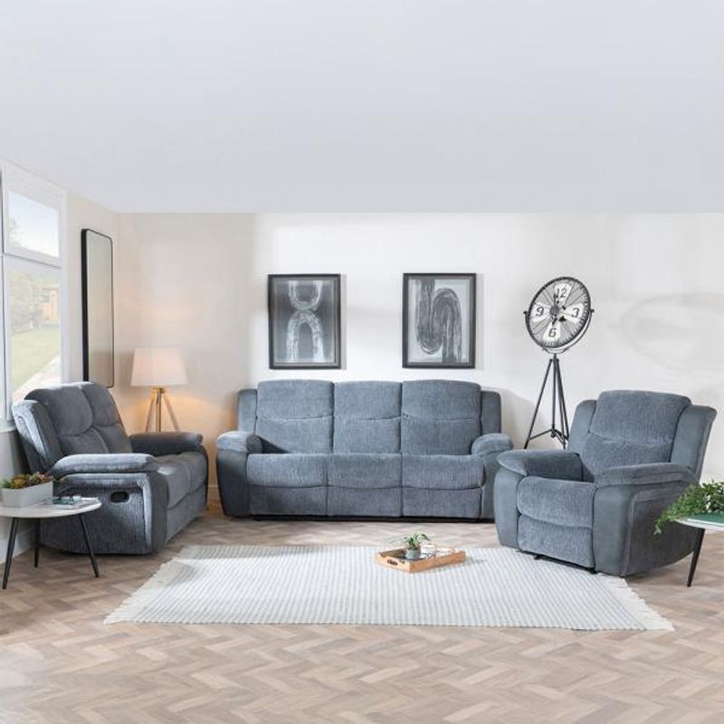 Humz Legend Grey Fabric Sofa