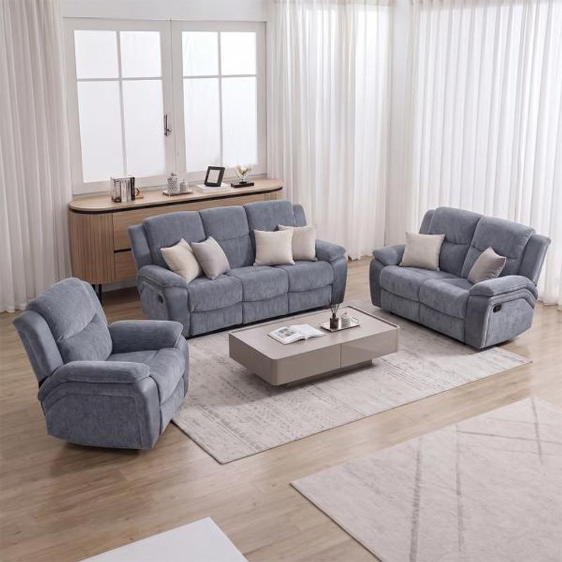 Humz Legend Grey Fabric Sofa