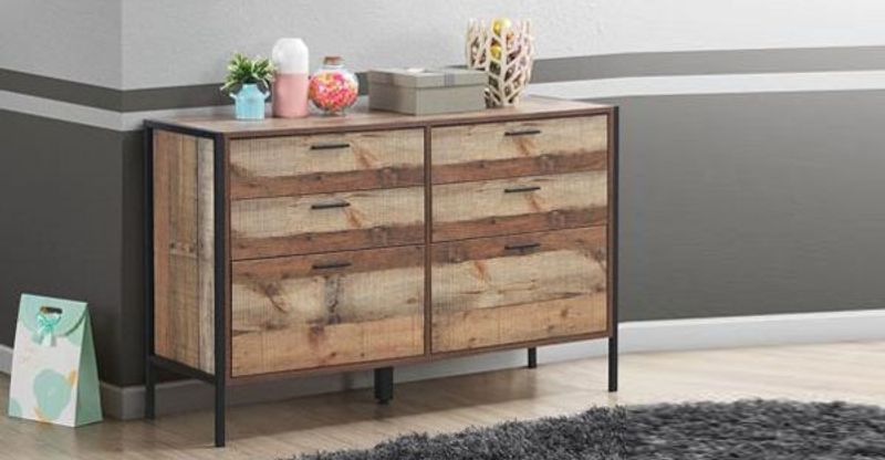 Timber Art Industrial Rustic Oak Effect